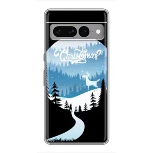 Силіконовий бампер на різдво для Google Pixel 7 Pro (Різдвяний Олень)
