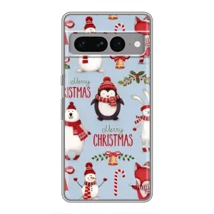 Чехол с рисунком «Рождественский» для Google Pixel 7 Pro