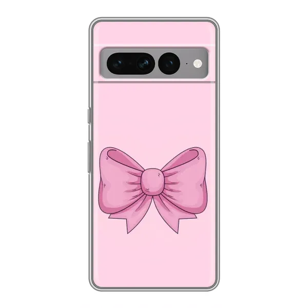 Чехол с рисунком «Розовый бантик» для Google Pixel 7 Pro Чехол с рисунком «Розовый бантик» для Google Pixel 7 Pro