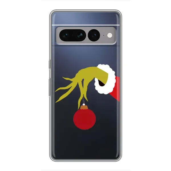 Чехол с рисунком «Рука Гринча» для Google Pixel 7 Pro Чехол с рисунком «Рука Гринча» для Google Pixel 7 Pro
