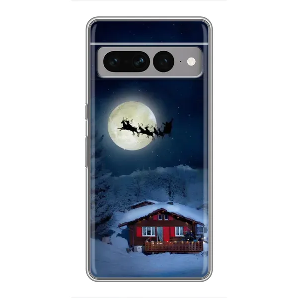 Чехол с рисунком «Санта» для Google Pixel 7 Pro Чехол с рисунком «Санта» для Google Pixel 7 Pro