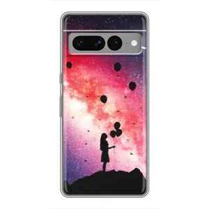 Силиконовые Чехлы Любимому человеку для Google Pixel 7 Pro (Шарики в небе)