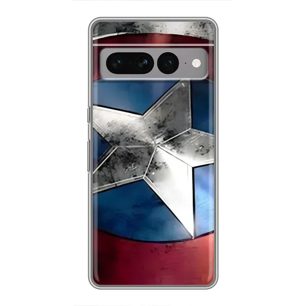 Чехол с рисунком «Щит Капитана Америки» для Google Pixel 7 Pro Чехол с рисунком «Щит Капитана Америки» для Google Pixel 7 Pro