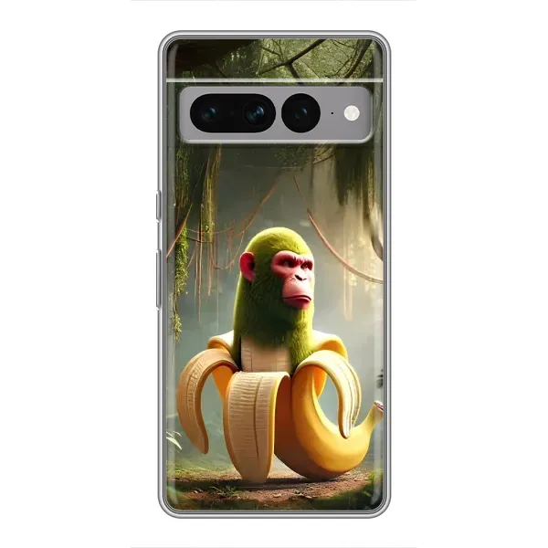 Чехол с рисунком «Шимпанзини бананини» для Google Pixel 7 Pro Чехол с рисунком «Шимпанзини бананини» для Google Pixel 7 Pro
