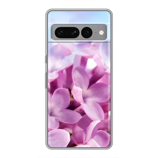 Чехол с рисунком «Сиреневые цветы» для Google Pixel 7 Pro Чехол с рисунком «Сиреневые цветы» для Google Pixel 7 Pro