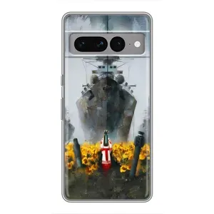 Чехол с рисунком «Смелость» для Google Pixel 7 Pro