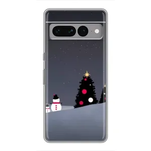 Чохли на Новий Рік Google Pixel 7 Pro (Сніговички)