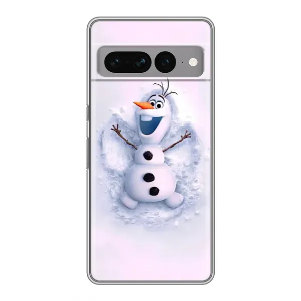 Чехол с рисунком «Снеговик Олов» для Google Pixel 7 Pro Чехол с рисунком «Снеговик Олов» для Google Pixel 7 Pro