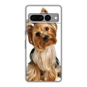 Чехол (ТПУ) Милые собачки для Google Pixel 7 Pro (Собака Терьер)