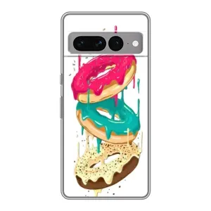 Чохол з зображенням смачної їжі для Google Pixel 7 Pro (Соковиті пончики)