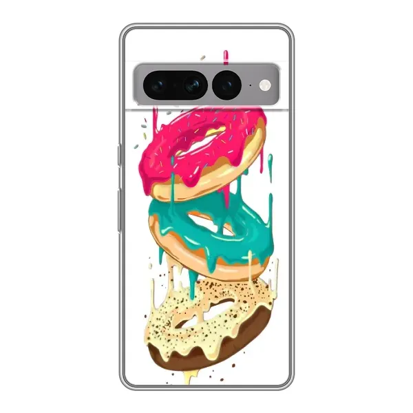 Чехол с рисунком «Сочные пончики» для Google Pixel 7 Pro