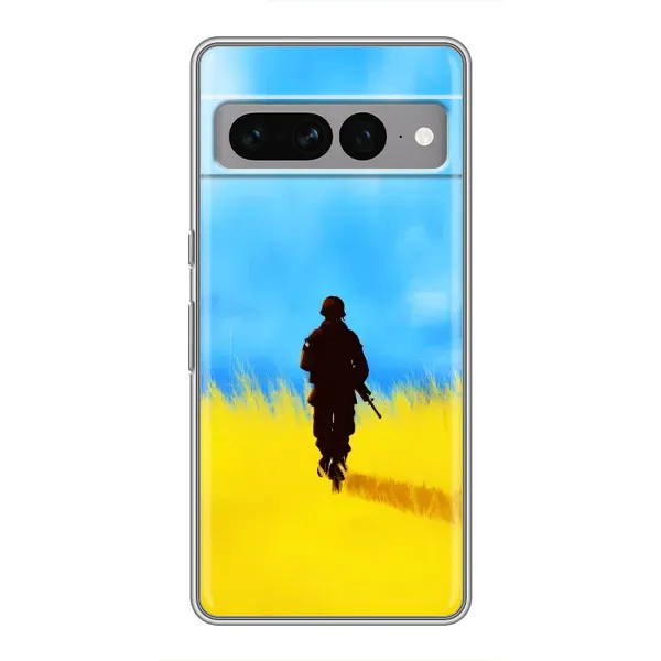Чехол с рисунком «Солдат в поле» для Google Pixel 7 Pro Чехол с рисунком «Солдат в поле» для Google Pixel 7 Pro