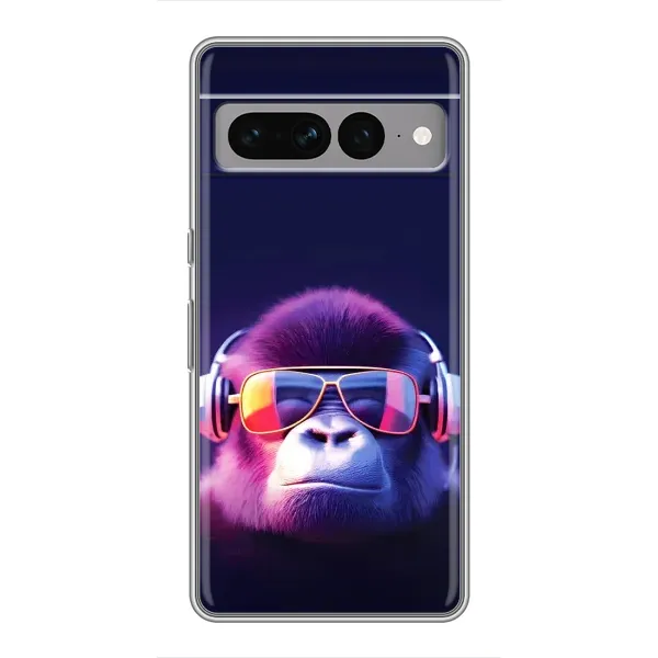 Чехол с рисунком «Стильная обезьяна» для Google Pixel 7 Pro
