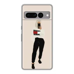 Силіконовый Чохол на Google Pixel 7 Pro з картинкой Модных девушек (Стильна)