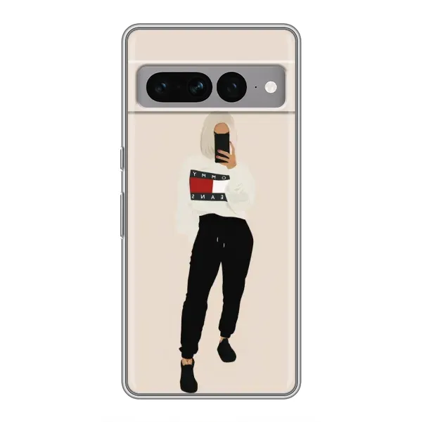 Чехол с рисунком «Стильная» для Google Pixel 7 Pro