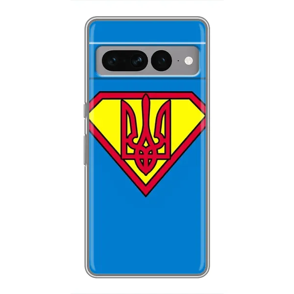 Чехол с рисунком «Super - Герб» для Google Pixel 7 Pro Чехол с рисунком «Super - Герб» для Google Pixel 7 Pro