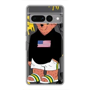 Чехлы Мишка Тедди для Гугул Пиксель 7 Про (Teddy USA)
