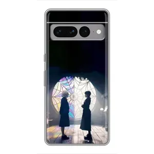 Чохол з картинкою Венсдей на Google Pixel 7 Pro (Внсдей і Енід)