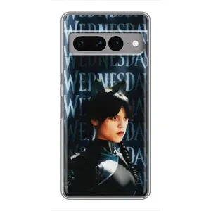 Чохол з картинкою Венсдей на Google Pixel 7 Pro (Вендсдей з ушками)