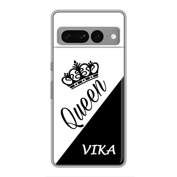 Чехол с рисунком «VIKA» для Google Pixel 7 Pro