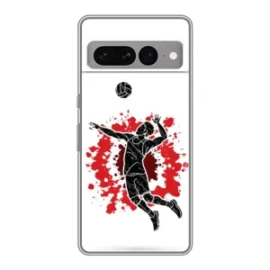 Чохли з прінтом Спортивна тематика для Google Pixel 7 Pro (Волейболіст)