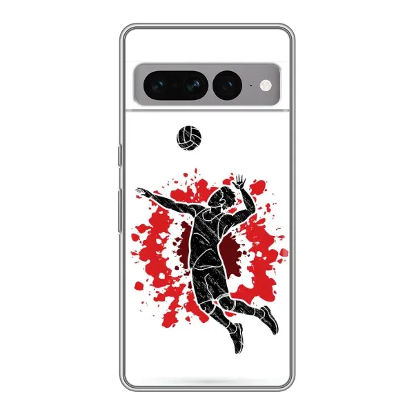 Чехол с рисунком «Волейболист» для Google Pixel 7 Pro Чехол с рисунком «Волейболист» для Google Pixel 7 Pro