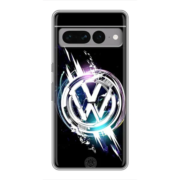 Чехол с рисунком «Volkswagen на черном» для Google Pixel 7 Pro Чехол с рисунком «Volkswagen на черном» для Google Pixel 7 Pro