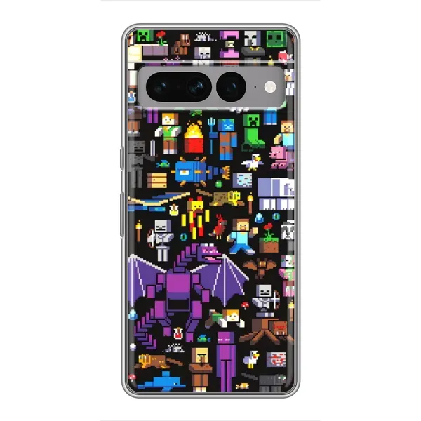 Чехол с рисунком «Все персонажи» для Google Pixel 7 Pro