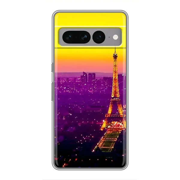 Чехол с рисунком «Яркая башня» для Google Pixel 7 Pro