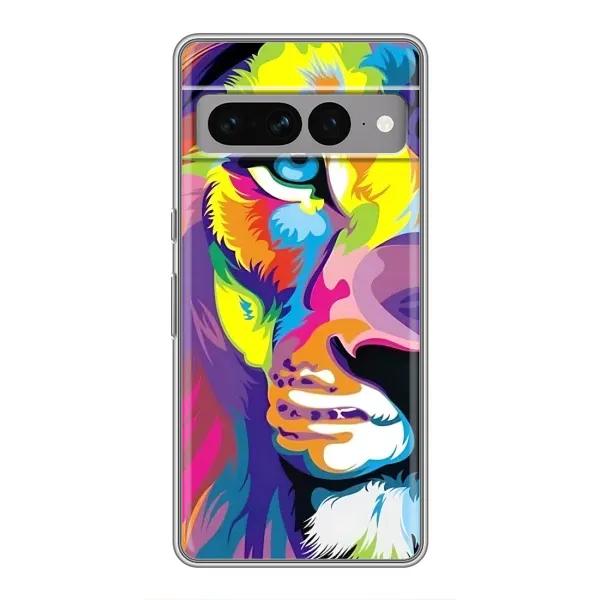 Чехол с рисунком «Яркий Лев» для Google Pixel 7 Pro