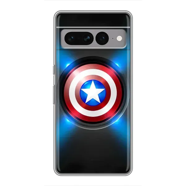 Чехол с рисунком «Яркий Щит Капитана» для Google Pixel 7 Pro Чехол с рисунком «Яркий Щит Капитана» для Google Pixel 7 Pro