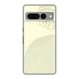 Чохол квітковий дизайн для Google Pixel 7 Pro (Зелений фон)