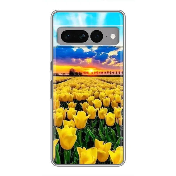 Чехол с рисунком «Желтые тюльпаны» для Google Pixel 7 Pro Чехол с рисунком «Желтые тюльпаны» для Google Pixel 7 Pro