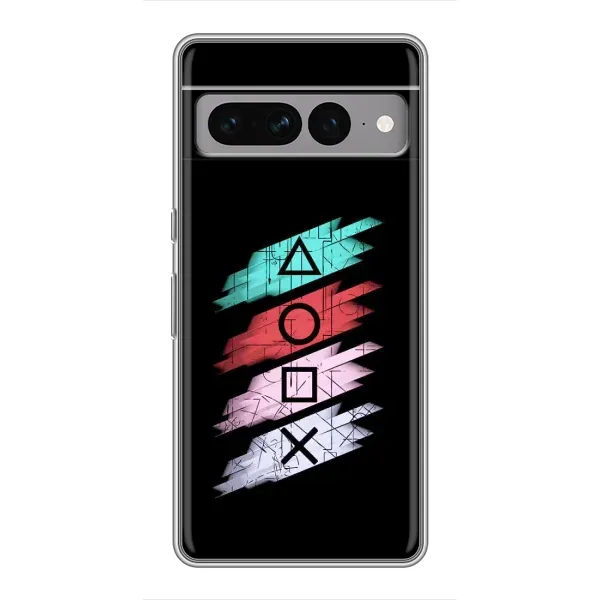 Чехол с рисунком «Значки Sony» для Google Pixel 7 Pro Чехол с рисунком «Значки Sony» для Google Pixel 7 Pro