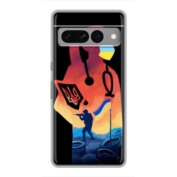 Чохол з малюнком «ЗСУ Лікар» для Google Pixel 7 Pro Чохол з малюнком «ЗСУ Лікар» для Google Pixel 7 Pro