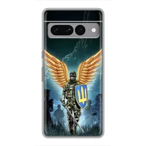 Патріотичний Чохол для Google Pixel 7 Pro (ЗСУ з крильми)