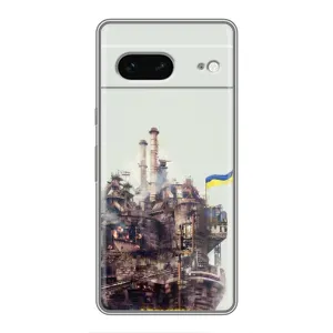 Чехлы на военную тематику для Google Pixel 7 (Азовсталь)