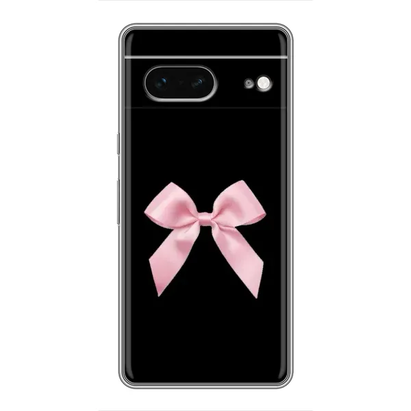 Чехол с рисунком «Бант на черном» для Google Pixel 7 Чехол с рисунком «Бант на черном» для Google Pixel 7