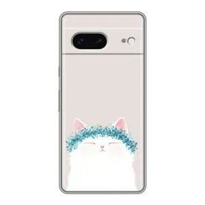 Чохол на тематику: Коти для Google Pixel 7 (Білий котик)