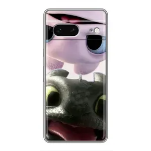 Чехол с рисунком «Беззубик и Дневная Злость» для Google Pixel 7