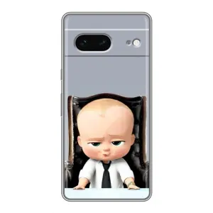 Мультяшный принт на Чехол для Гугул Пиксель 7 (BOSS)