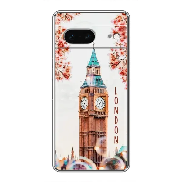Чехол с рисунком «Часы Лондон» для Google Pixel 7 Чехол с рисунком «Часы Лондон» для Google Pixel 7