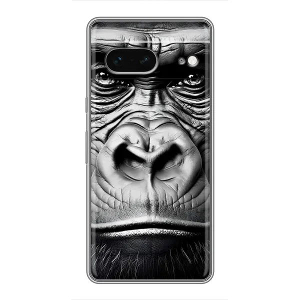 Чехол с рисунком «Черная обезьяна» для Google Pixel 7 Чехол с рисунком «Черная обезьяна» для Google Pixel 7