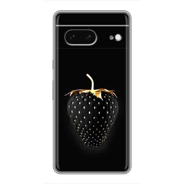 Чехол с рисунком «Чёрная клубника» для Google Pixel 7 Чехол с рисунком «Чёрная клубника» для Google Pixel 7