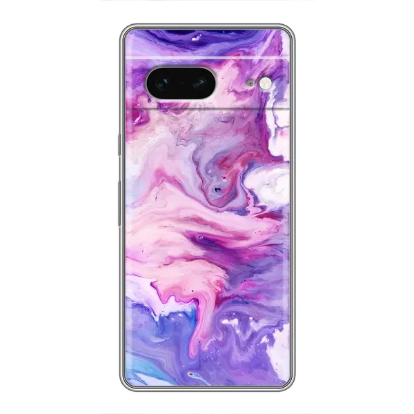 Чехол с рисунком «Фиолетовый мрамор» для Google Pixel 7 Чехол с рисунком «Фиолетовый мрамор» для Google Pixel 7