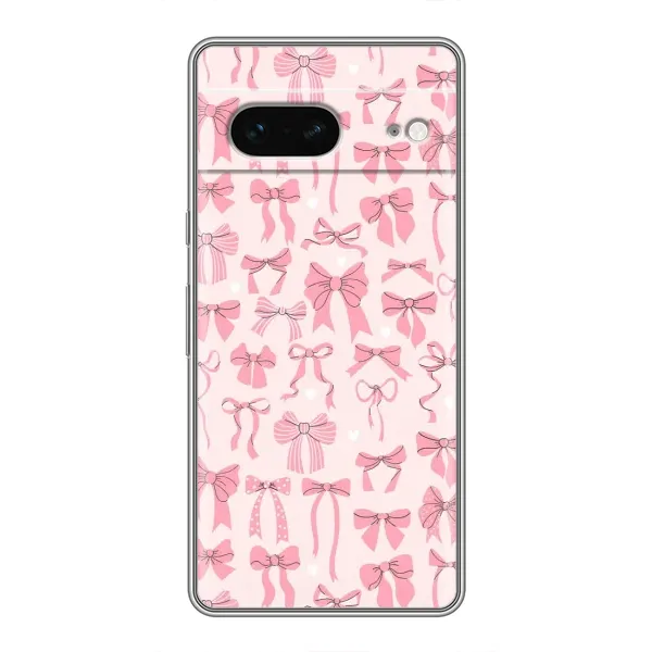 Чехол с рисунком «Фон бантики» для Google Pixel 7 Чехол с рисунком «Фон бантики» для Google Pixel 7