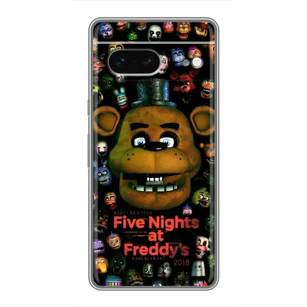 Чехол с рисунком «Freddy» для Google Pixel 7 Чехол с рисунком «Freddy» для Google Pixel 7