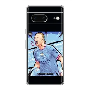 Чохли з принтом на Google Pixel 7 Футболіст (гол Ерлінг Холанд)