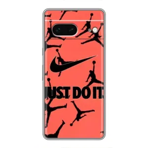 Силіконовый Чохол Nike Air Jordan на Гугул Піксель 7 (Just Do It)