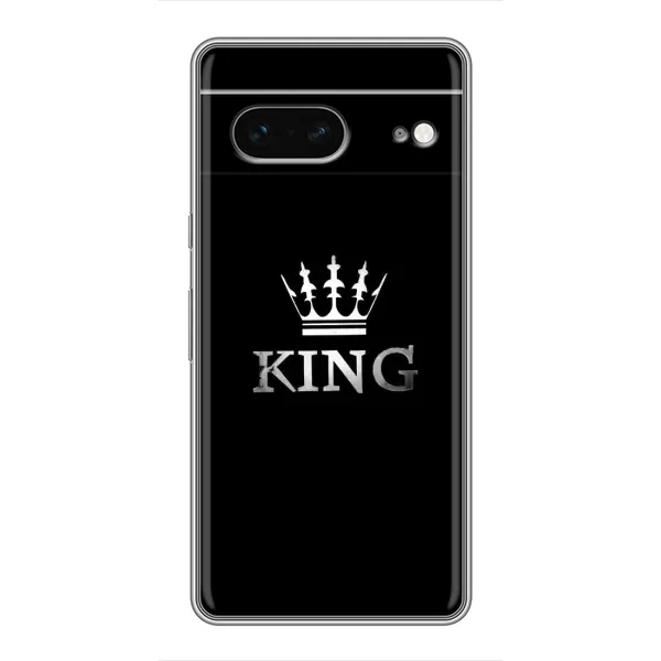 Чехол с рисунком «KING» для Google Pixel 7 Чехол с рисунком «KING» для Google Pixel 7